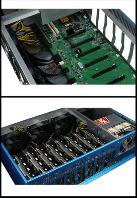 Mineração Rig Machine de Ethereum 8pcs GPU com o caderno de 4GB DDR3